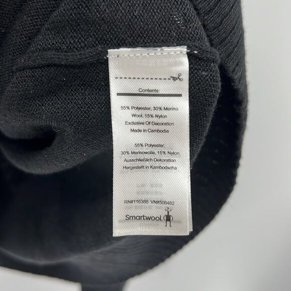 Smartwool Men's V-neck Sweater - Black - XL - Picture 4 of 6